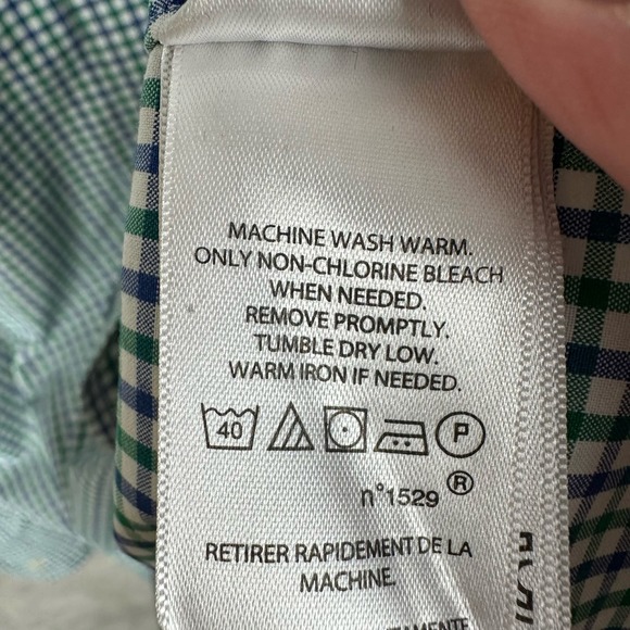 Ralph Lauren Shirt Mens Large Blue Green Plaid Button Down Long Sleeve Casual - Picture 8 of 14